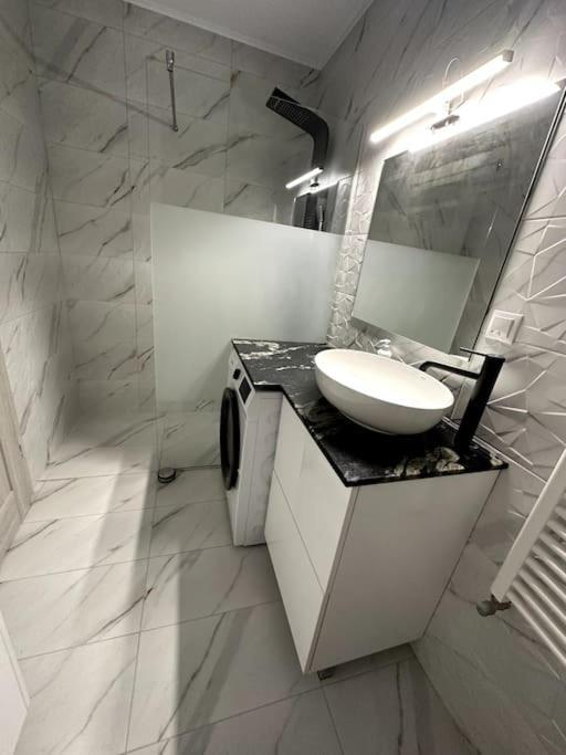 Central River Apartment คลูจ-นาโปกา ภายนอก รูปภาพ