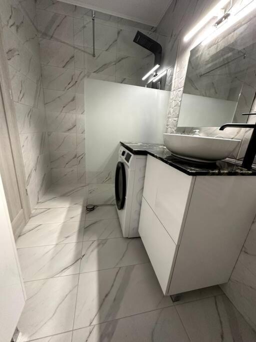 Central River Apartment คลูจ-นาโปกา ภายนอก รูปภาพ