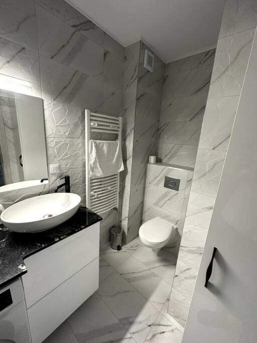 Central River Apartment คลูจ-นาโปกา ภายนอก รูปภาพ